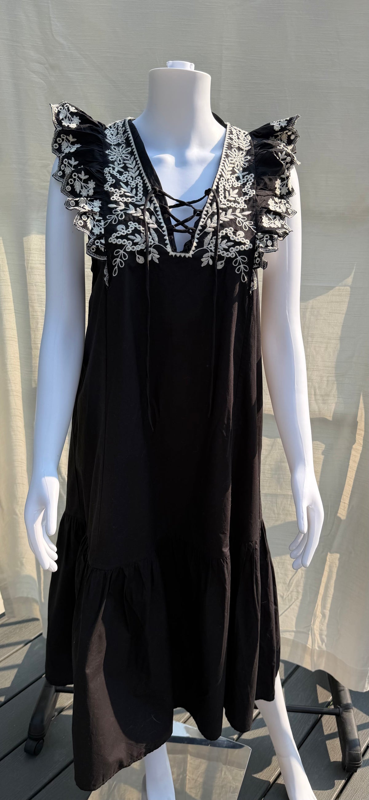 The Afterlight Embroidered Maxi Dress