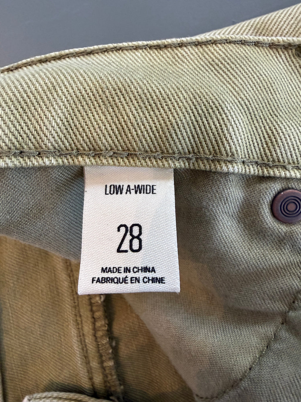 Olive Green Wide Leg Pant