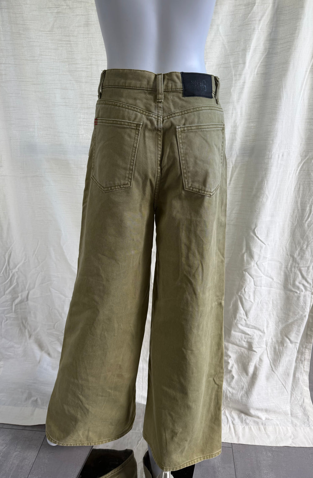 Olive Green Wide Leg Pant