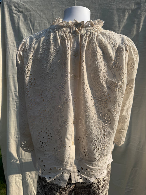 The Dune Eyelet Blouse