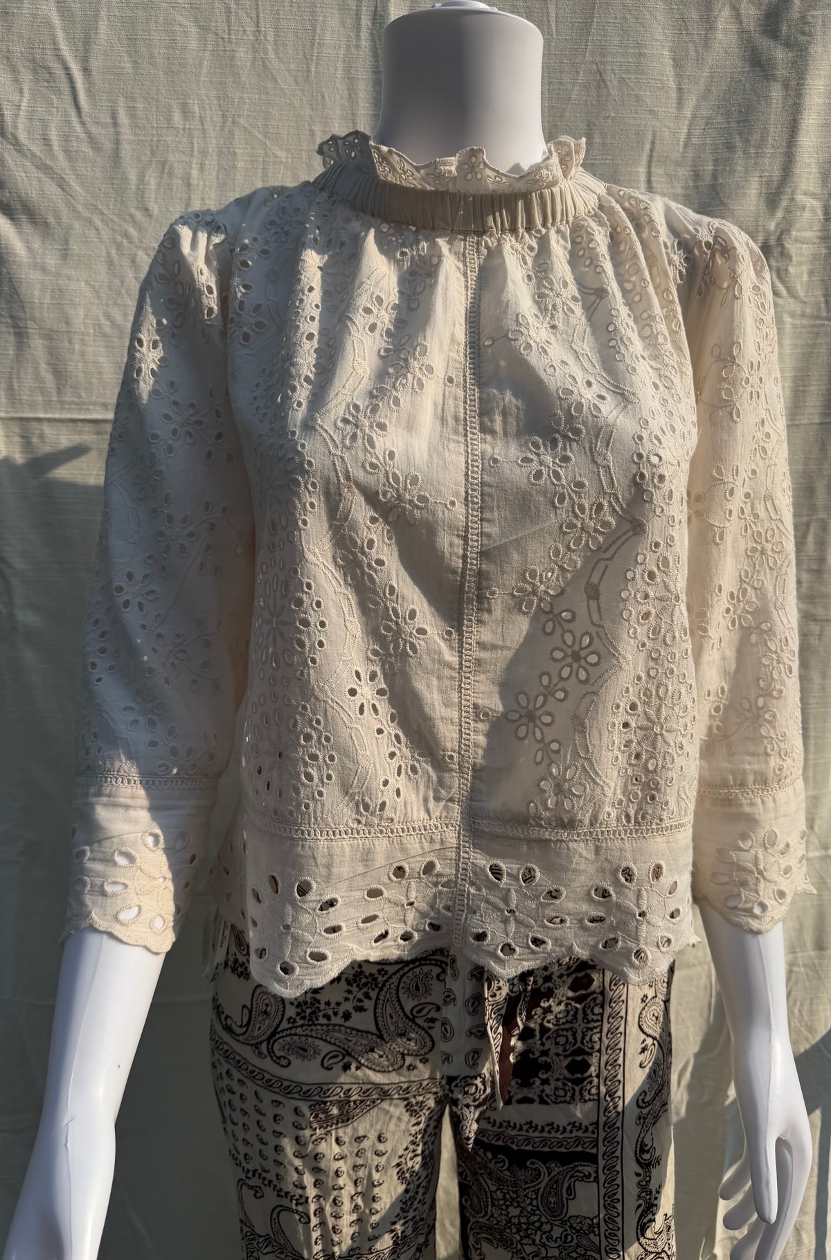 The Dune Eyelet Blouse