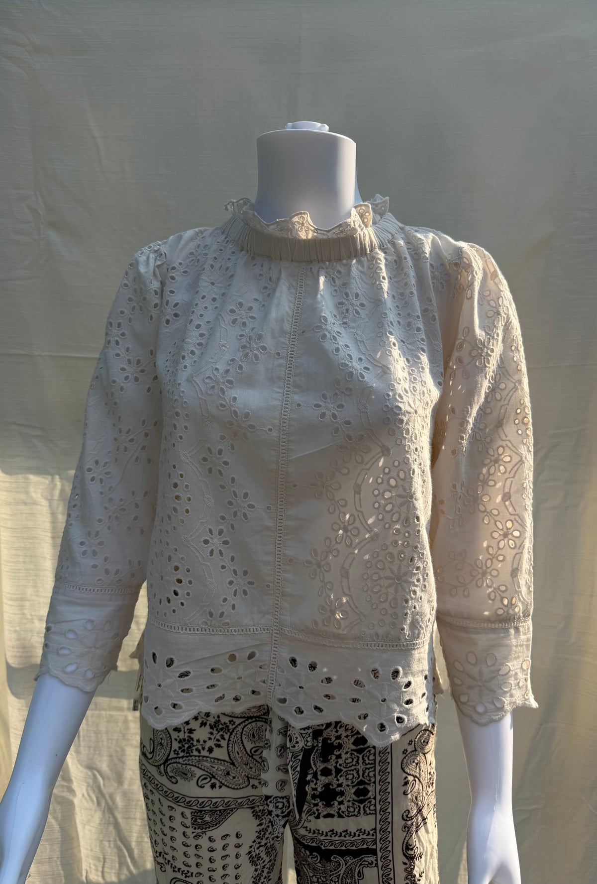 The Dune Eyelet Blouse